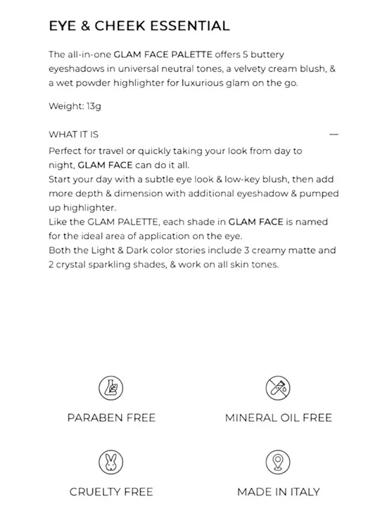 Natasha Denona Glam Face Palette Light NWT Eye Cheek Blush Highlight $62 - Picture 8 of 15